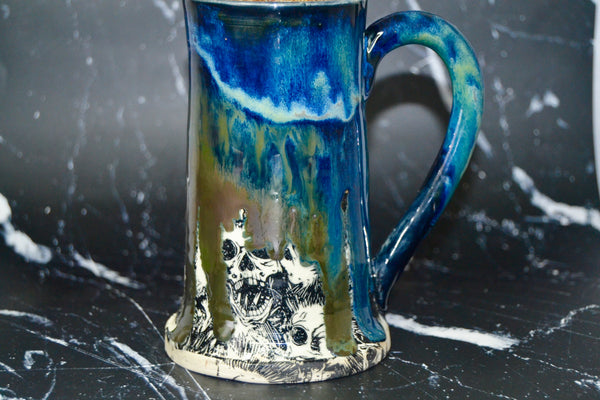 Drippy Skull Mug