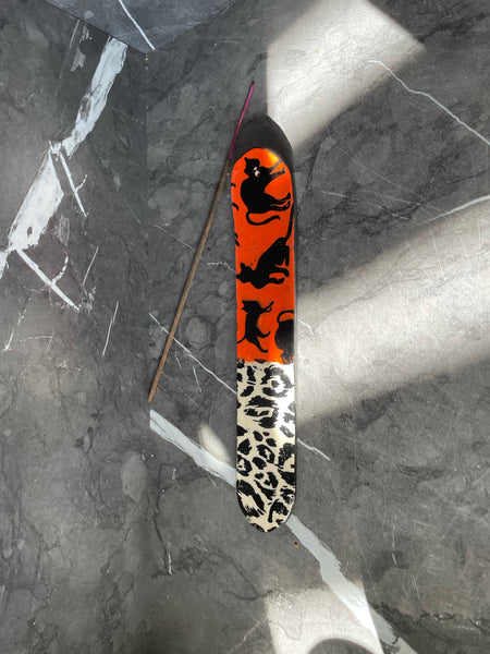 Cat incense holder