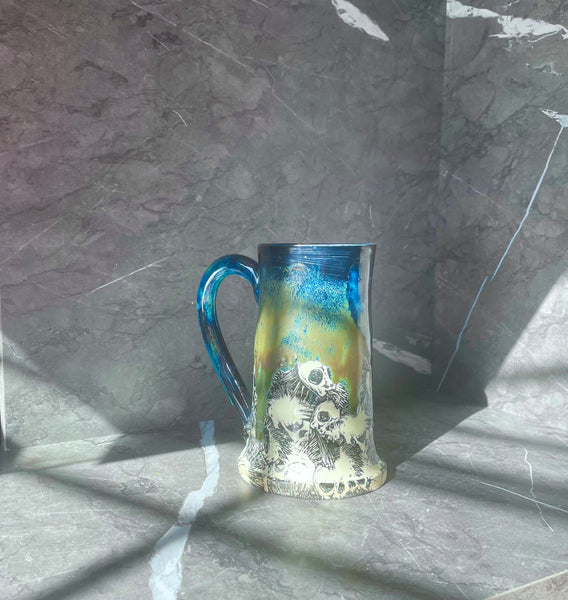 Drippy Skull Mug