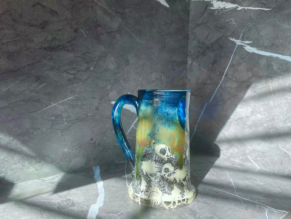 Drippy Skull Mug